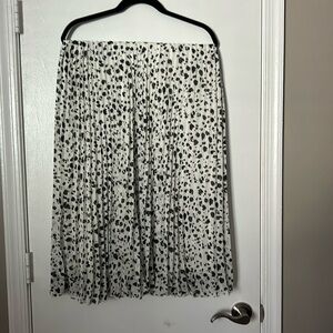 XL maxi length skirt Dalmatian print